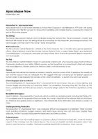 Aperçu - Feuilles d'exercices - Apocalypse Now (fiches de travail en anglais sur le film) - Page de couverture