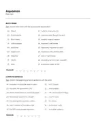 Aperçu - Feuilles d'exercices - Aquaman (fiches de travail en anglais sur le film) - Page 1