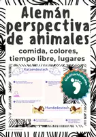 Vista previa - Hojas de trabajo - Alemán - expresión escrita - perspectiva de animales - comida, colores, tiempo libre, lugares - Portada