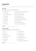 Aperçu - Feuilles d'exercices - Armageddon (fiches de travail en anglais sur le film) - Page 1