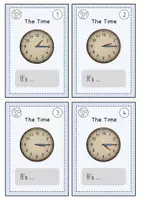 Vorschau - Arbeitsblätter - The Time - Aufgabenkarten (Quarter Hours) - Seite 2