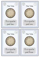 Vorschau - Arbeitsblätter - The Time - Aufgabenkarten (Quarter Hours) - Seite 3
