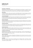Aperçu - Feuilles d'exercices - Battle Royale (fiches de travail en anglais sur le film) - Page de couverture