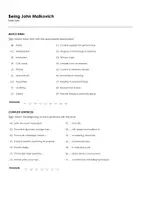 Aperçu - Feuilles d'exercices - Being John Malkovich (fiches de travail en anglais sur le film) - Page 2