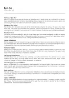 Aperçu - Feuilles d'exercices - Ben-Hur (fiches de travail en anglais sur le film) - Page de couverture