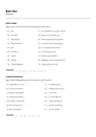Aperçu - Feuilles d'exercices - Ben-Hur (fiches de travail en anglais sur le film) - Page 1