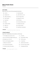 Aperçu - Feuilles d'exercices - Black Hawk Down (fiches de travail en anglais sur le film) - Page 2