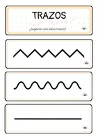 Vista previa - Unidades / Secuencias / Situaciones de Aprendizaje - 🔸 TARJETAS PARA TRABAJAR LOS TRAZOS 🔸 - página 1
