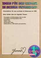 Vorschau - Arbeitsblätter - Zahlenraum bis 1000 Lerntheke Zusatzaufgaben - Seite 1