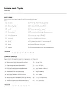 Aperçu - Feuilles d'exercices - Bonnie and Clyde (fiches de travail en anglais sur le film) - Page 1