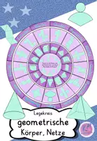 Vorschau - Präsentationen/Tafelbilder - großer Kreis geometrische Körper und Netze - Deckblatt