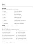 Aperçu - Feuilles d'exercices - Brave (fiches de travail en anglais sur le film) - Page 1