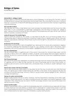 Aperçu - Feuilles d'exercices - Bridge of Spies (fiches de travail en anglais sur le film) - Page de couverture