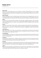 Aperçu - Feuilles d'exercices - Broken Arrow (fiches de travail en anglais sur le film) - Page de couverture