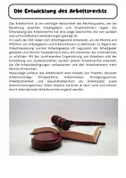 Vorschau - Arbeitsblätter - Arbeitsrecht Wirtschaft Grundwissen: Texte + Aufgaben - Seite 1