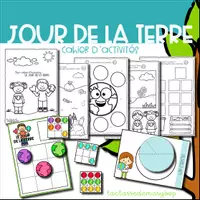 Aperçu - Feuilles d'exercices - Cahier d´activités - Jour de la Terre - Page de couverture