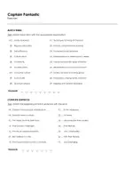 Aperçu - Matériel pour travaux manuels / dessin - Captain Fantastic (fiches de travail en anglais sur le film) - Page 1
