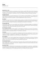 Aperçu - Feuilles d'exercices - Cars (fiches de travail en anglais sur le film) - Page de couverture