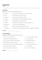 Aperçu - Matériel pour travaux manuels / dessin - Cast Away (fiches de travail en anglais sur le film) - Page 2