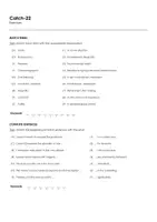 Aperçu - Feuilles d'exercices - Catch-22 (fiches de travail en anglais sur le film) - Page 1