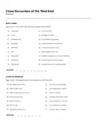 Aperçu - Feuilles d'exercices - Close Encounters of The Third Kind (fiches de travail en anglais sur le film) - Page 1