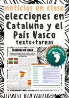 Vorschau - Arbeitsblätter - noticias en clase - elecciones en Cataluña y el Pais Vasco - Deckblatt