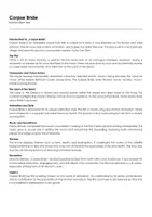 Aperçu - Feuilles d'exercices - Corpse Bride (fiches de travail en anglais sur le film) - Page de couverture