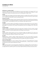 Aperçu - Feuilles d'exercices - Cowboys & Aliens (fiches de travail en anglais sur le film) - Page de couverture