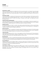 Aperçu - Feuilles d'exercices - Crash (fiches de travail en anglais sur le film) - Page de couverture