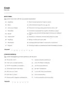 Aperçu - Feuilles d'exercices - Crash (fiches de travail en anglais sur le film) - Page 1