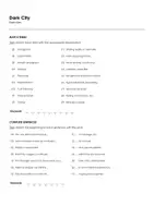 Aperçu - Feuilles d'exercices - Dark City (fiches de travail en anglais sur le film) - Page 1