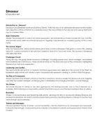 Aperçu - Feuilles d'exercices - Dinosaur (fiches de travail en anglais sur le film) - Page de couverture