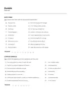 Aperçu - Matériel pour travaux manuels / dessin - Dunkirk (fiches de travail en anglais sur le film) - Page 1