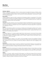 Aperçu - Matériel pour travaux manuels / dessin - Election (fiches de travail en anglais sur le film) - Page de couverture