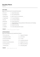 Aperçu - Matériel pour travaux manuels / dessin - Five Easy Pieces (fiches de travail en anglais sur le film) - Page 1