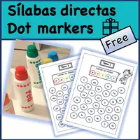 Vista previa - Hojas de trabajo - Sílabas directas / simples - (Discriminación visual) - Portada