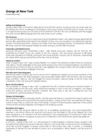 Aperçu - Feuilles d'exercices - Gangs of New York (fiches de travail en anglais sur le film) - Page de couverture