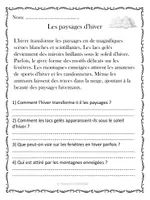 Aperçu - Apprentissages en autonomie - Compréhension de lecture - Hiver (10 textes) - Page 3