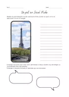 Vorschau - Arbeitsblätter - Social Media Posting Paris - Seite 2