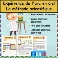 Aperçu - Expériences - Expérinece de l'arc en ciel & la méthode scientifique - Page de couverture