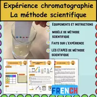 Aperçu - Expériences - Expérience de chromatographie & la méthode scientifique - Page de couverture