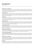 Aperçu - Feuilles d'exercices - Groundhog Day (fiches de travail en anglais sur le film) - Page de couverture