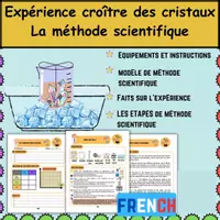 Aperçu - Expériences - Expérinece croître des cristaux & la méthode scientifique - Page de couverture