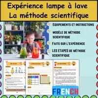 Aperçu - Expériences - Expérinece lampe à lave & la méthode scientifique - Page de couverture