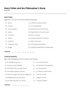 Aperçu - Feuilles d'exercices - Harry Potter and the Philosopher's Stone (fiches de travail en anglais sur le film) - Page 1