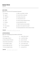 Aperçu - Feuilles d'exercices - Home Alone (fiches de travail en anglais sur le film) - Page 1