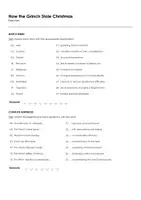 Aperçu - Feuilles d'exercices - How the Grinch Stole Christmas (fiches de travail en anglais sur le film) - Page 1