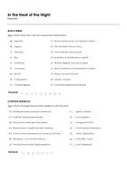 Aperçu - Feuilles d'exercices - In the Heat of the Night (fiches de travail en anglais sur le film) - Page 1