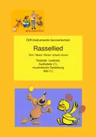 Vorschau - Arbeitsblätter - Rassellied - Orff-Instrumente - RJ Gross - Deckblatt