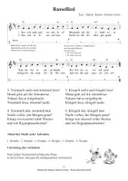 Vorschau - Arbeitsblätter - Rassellied - Orff-Instrumente - RJ Gross - Seite 3